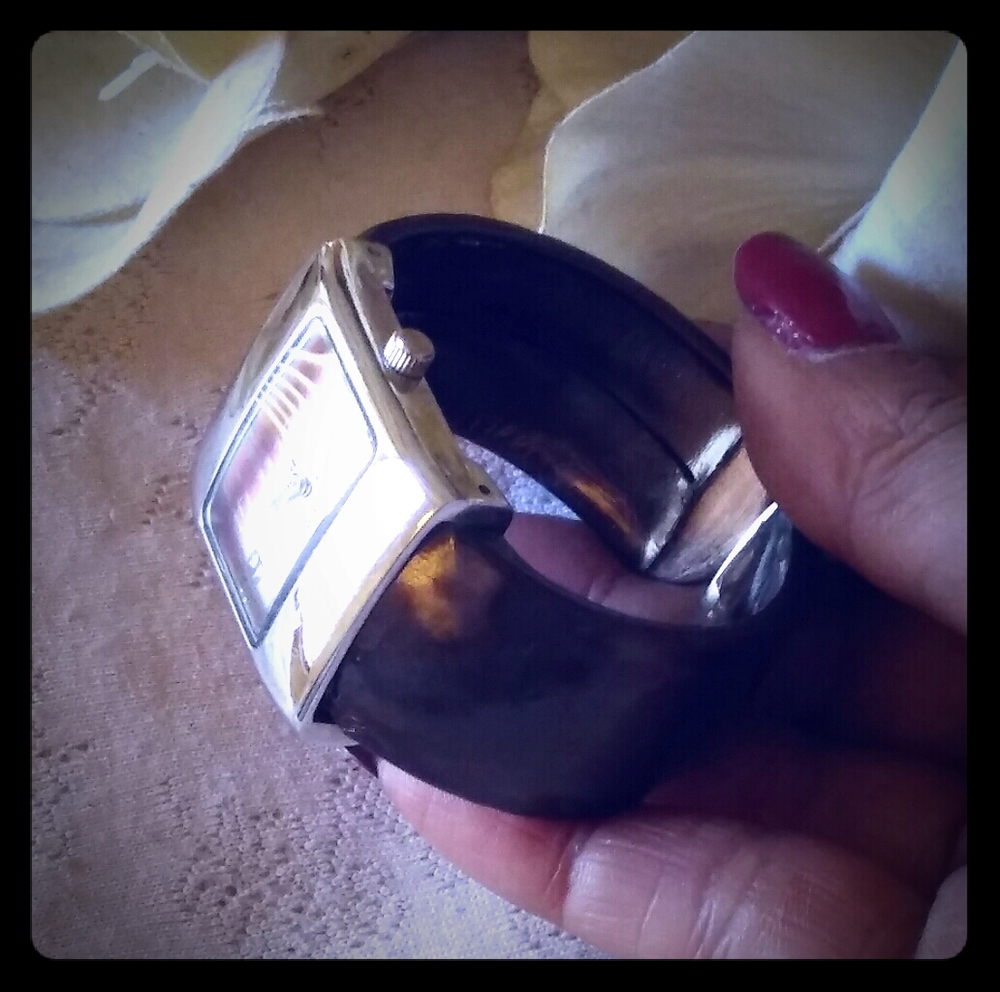 Vintage Denacci Rectangular Top Cuff Watch - image 5